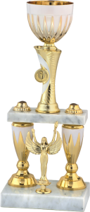 Unikatowy Puchar Metalowy S-9101 - Okolicznościowe Trofea Sportowe 