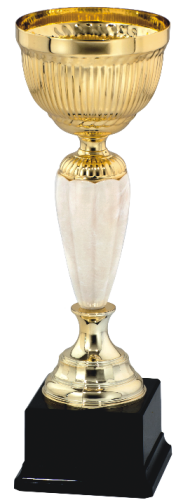 Okazyjny Puchar SIMPLE WHITE 9151 - Turniejowe Puchary Metalowe
