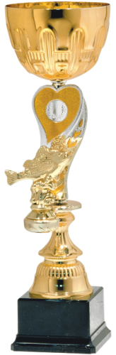 Okolicznościowy Puchar GOLD HEART 9165 - Metalowe Puchary Sportowe
