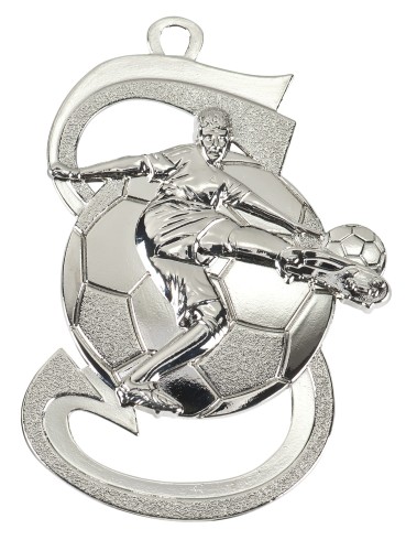 Srebrny Medal Piłkarz D101 - Medale Sportowe