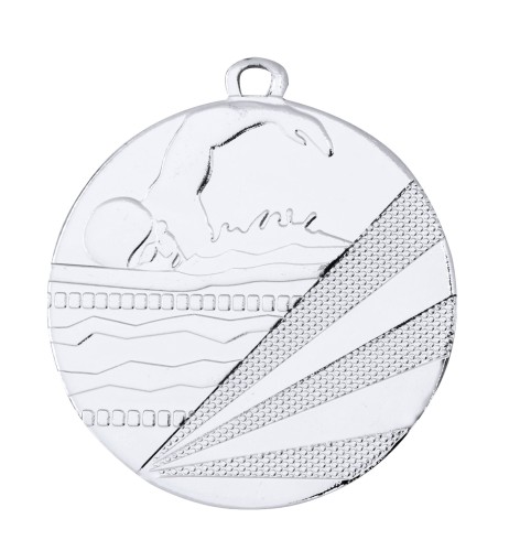 Srebrny Medal D112C - Medale Pływanie