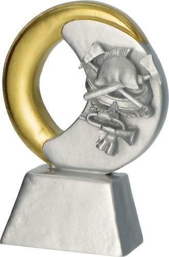 Odlewana Figurka RE035 FIREFIGHTER - Solidne Statuetki Sportowe