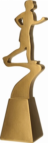 Statuetka Odlewana RP5021-23/G Statuetka Biegacza