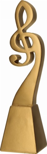Statuetka Odlewana MUSIC RP5022-23/G Figurki Okazjonalne