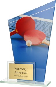 Trofeum Szklane DUAL DG1/TAB - Eleganckie Nagrody Okazjonalne