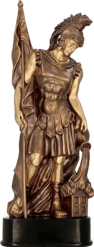 Statuetka Odlewana RFST3025/BR Statuetka Św. Floriana