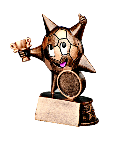 Figurka Odlewana BALLSTAR RF118 A - Statuetka Dla Piłkarza
