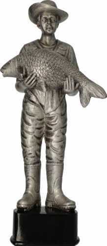 Statuetka Odlewana FISHERMAN RFST3037/S - Wyjątkowe Trofea Okazjonalne 
