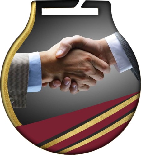 Medal z Nadrukiem MC61/HUG QMEDALS Nagrody Biznesowe