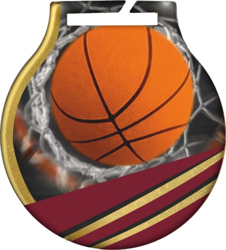 Medal Koszykówka MC61/BAS QMEDALS z Własnym Nadrukiem