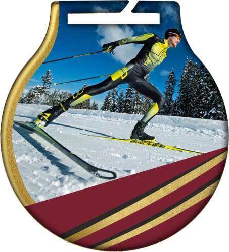 Medal Narciarski MC61/SKI1 QMEDALS z Nadrukiem 