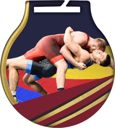 Medal Zapasy MC61/WRE QMEDALS z Własnym Nadrukiem