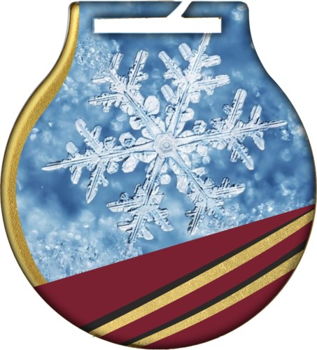 Medal Zimowy MC61/WIN QMEDALS z Własnym Nadrukiem