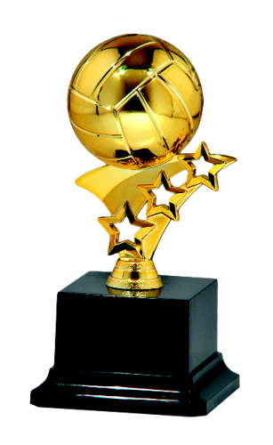 Statuetka Piłka Siatkowa VOLLEY 3 STARS RF247VB - Trofeum Sportowe