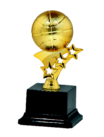 Statuetka Piłka THREE STARS BASKET RF247KB - Trofeum Koszykówka
