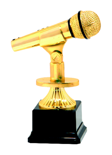 Statuetka Mikrofon RFP4220A - Nagroda Muzyczna