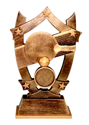 Statuetka Tenis Stołowy RF398 - Nagroda Tenisisty