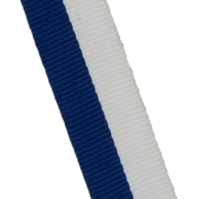 Wstążka do medalu Q-MEDALS "Biało-niebieska" V3-W/BL