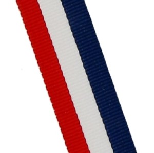 Wstążka do medalu Q-MEDALS "Czerwono-biało-niebieska" V3-R/W/BL