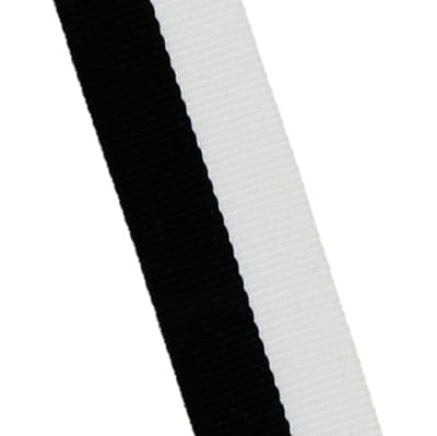 Wstążka do medalu Q-MEDALS "Biało-czarna" V3-W/BK
