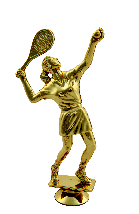Figurka Plastikowa TENISISTKA FT04G - Trofeum Tenisowe
