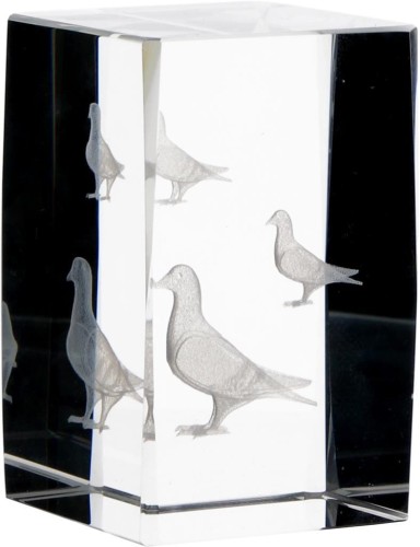 Statuetka Szklana Dove KR5080/PON Prezent dla Gołębiarza