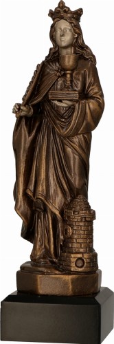 Trofeum Św. Barbara RFST3012/BR- Figurka Górnictwo św. Barbara 