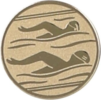 Emblemat złoty pływanie A10