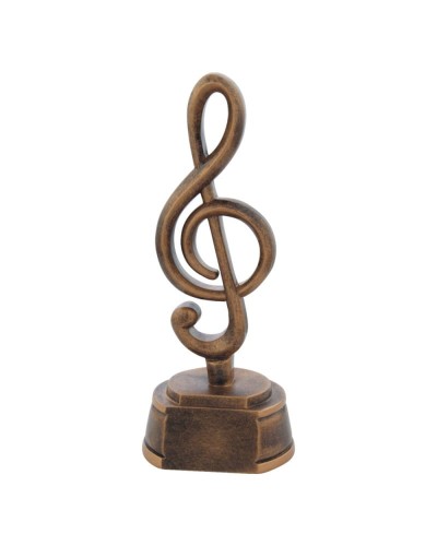 Statuetka KLUCZ WIOLINOWY M-61192.13 - Nagrody Muzyczne