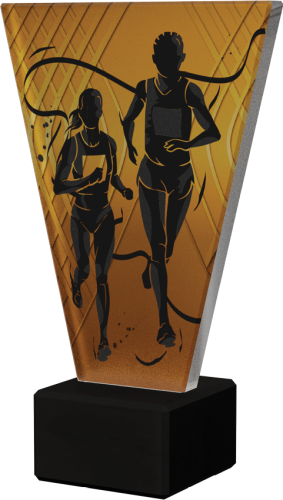 Statuetka Szklana V-LINE VL/-RUN Statuetka Biegacza