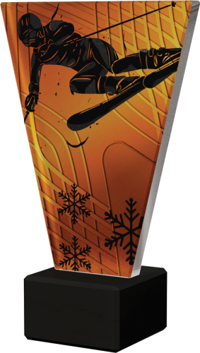 Trofeum Szklane V-LINE VL1/SKI2 Nagroda dla Narciarza