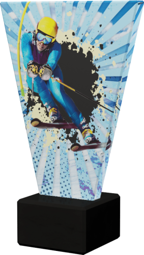 Trofeum Szklane V-LINE VL2/SKI2 Nagroda dla Narciarza