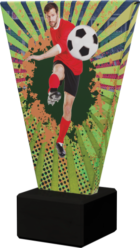 Trofeum Szklane V-LINE VL2/SOC2 Statuetka Piłkarska