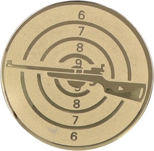 Emblemat złoty strzelectwo A50
