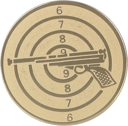 Emblemat złoty strzelectwo A51