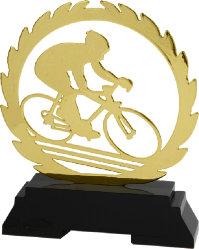 Statuetka Metalowa KOLARZ L234  - Unikatowe Nagrody Sportowe