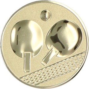 Emblemat złoty tenis stołowy A46/G