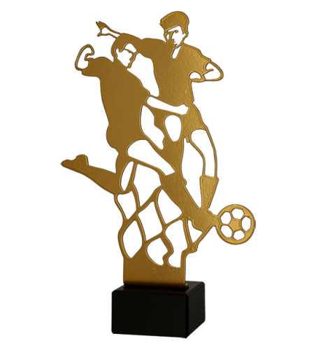 Statuetka Metalowa Złota ML-SOC2 Statuetka Króla Strzelców