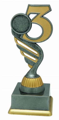 Szara Statuetka Eventowa TRZECI SS1724 - Nagrody Sportowe 