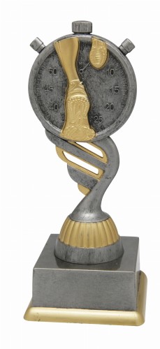 Szara Statuetka Bieganie RUN SS1732 - Nagrody Sportowe 