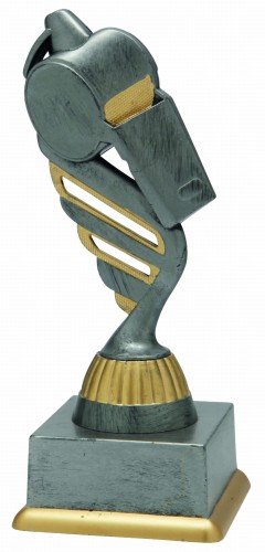 Szara Statuetka Piłkarska REF SS1818 Nagrody dla Sędziów