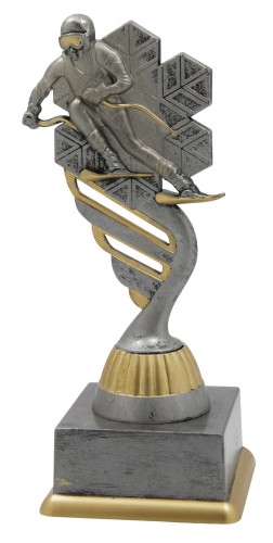 Szara Statuetka Narciarska SLALOM SS1752 Nagrody Sportowe 
