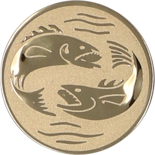 Emblemat złoty wędkarstwo A56