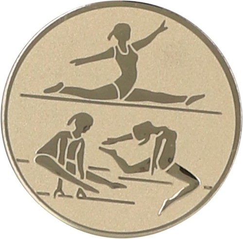 Emblemat złoty gimnastyka artystyczna A130