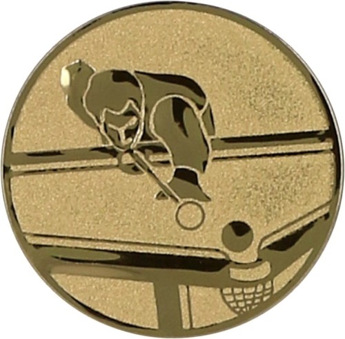 Emblemat złoty bilard A98