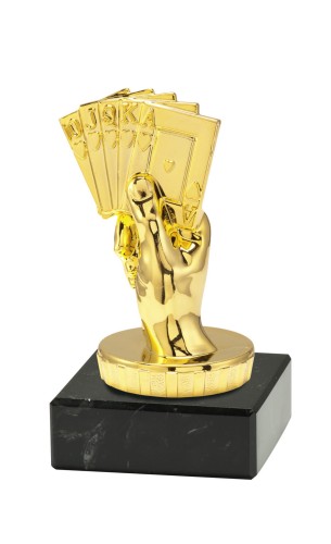 Statuetka Karty POKER ST.918 - Nagrody Karciane