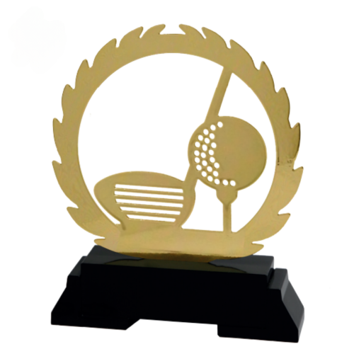 Statuetka Metalowa GOLF L245 - Unikatowe Nagrody Sportowe 