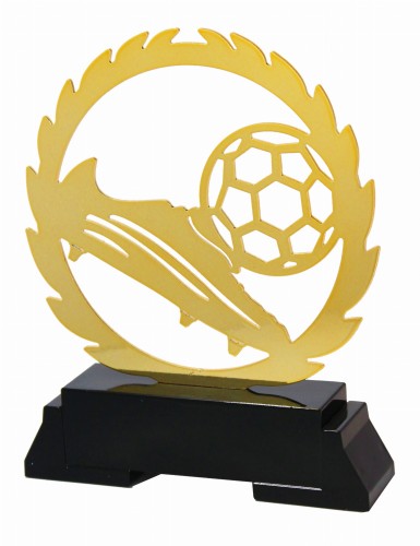 Statuetka Metalowa PIŁKA NOŻNA L246 - Unikatowe Nagrody Sportowe 