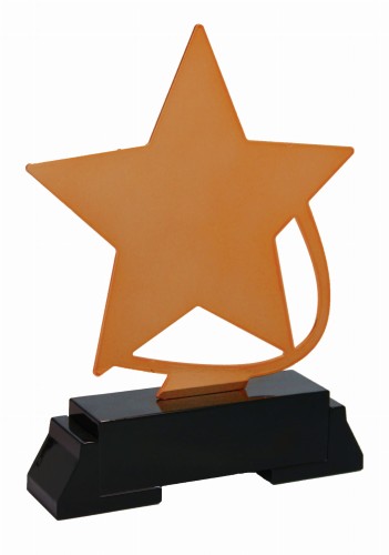 Brązowa Statuetka Metalowa STAR L247 - Unikatowe Nagrody Sportowe