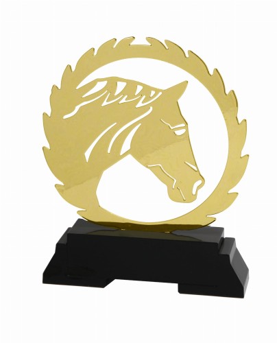 Statuetka Metalowa HORSE L236  - Unikatowe Nagrody Sportowe